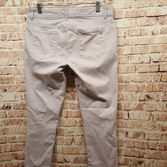 Calvin Klein Jeans Skinny Zipper Ankles Light Pink Size 6 - Picture 8 of 14